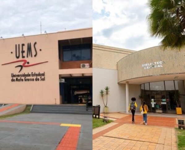 Campus da UEMS (Universidade Estadual de Mato Grosso do Sul) e Biblioteca Central da UFGD em Dourados. (Foto: Divulgação)