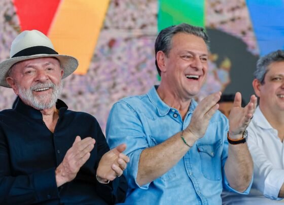 Presidente Lula e ministro Carlos Fávaro Lançamento programa solo vivo campo verde foto Ricardo Stuckert / PR