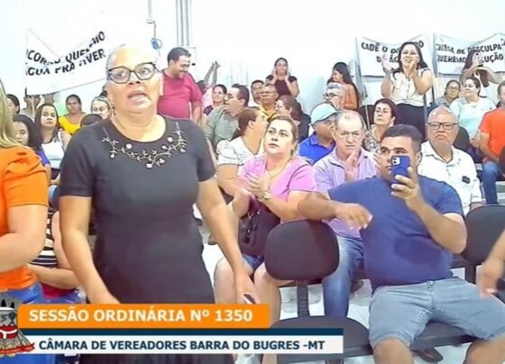 Moradores na Camara de Barra do Bures