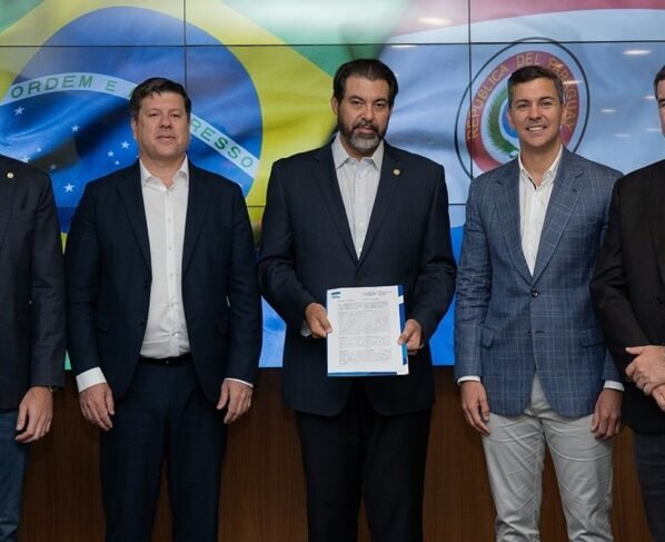 Protocolo de intenções foi assinado entre a Fiems e o governo do Paraguai para promover cooperação técnica (Foto: Fiems/Divulgação)