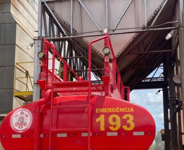 silo soja porto alegre do norte incêndio foto Corpo de Bombeiros de Mato Grosso
