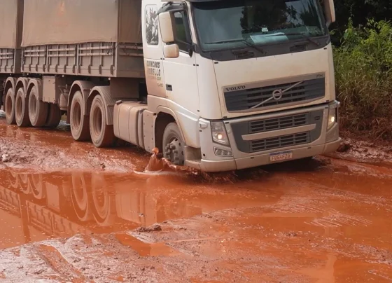 excesso de chuvas estradas precárias mt-322 foto israel baumann canal rural mato grosso